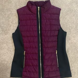 Calvin Klein | Purple Puffer Vest | Size Large